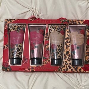 Thalia Sodi Rose & Leopard Shimmer Body Care Set - Red, Pink, Brown